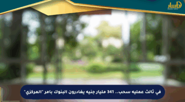 في ثالث عملية سحب.. 341 مليار جنيه يغادرون البنوك بأمر “المركزي”